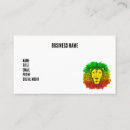 Search for lion business cards Reggae