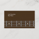 Search for bass guitar business cards Player