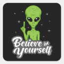 Search for alien space head stickers Ufo