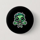 Search for funny zombie badges Black