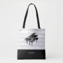 Search for black and white tote bags Musician
