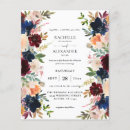 Search for navy blue peach wedding invitations Budget