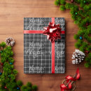 Search for black and white checkered wrapping paper For her