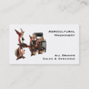 Search for agricultural machinery business cards Agriculture