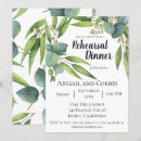 Search for eucalyptus rehearsal dinner invitations Boho