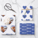 Search for pet photo wrapping paper Blue