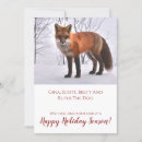 Search for red fox christmas cards Winter