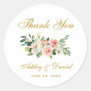 Search for blush thank you stickers Gold