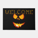 Search for scary halloween doormats Black