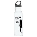 Search for black cat water bottles Funny