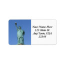 Search for statue of liberty return address labels Freedom