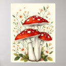 Search for vintage mushroom posters Botanical