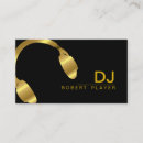 Search for sound engineer business cards Dee jay