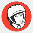 Search for cosmonauts stickers Soviet