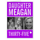 Search for daughters 35th birthday cards Purple