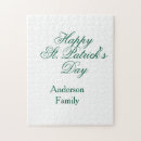 Search for st patricks day puzzles Green shamrock