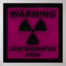 Search for contaminated posters Radiation