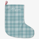 Search for blue and white christmas stockings Preppy