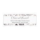Search for seashell wedding return address labels Coral
