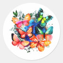Search for colorful butterflies stickers Floral
