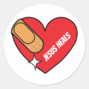 Search for jesus heals stickers God