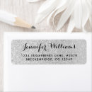 Search for faux silver return address labels Chic