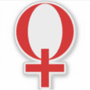 Search for feminist symbol stickers Social justice