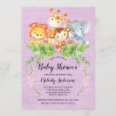 Search for zoo baby girl shower invitations Elephant