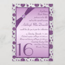Search for purple bling invitations Jewels