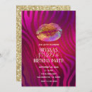 Search for hot pink zebra invitations Trendy