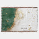 Search for sun and moon blankets Gold