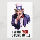 Search for i want you invitations Political