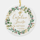 Search for baptism christmas tree decorations Gold