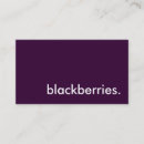 Search for blackberry business cards Purple