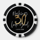 Search for gold poker chips Black and gold