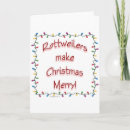 Search for rottweiler christmas cards Rottie