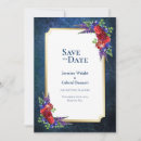Search for gold border save the dates Navy blue