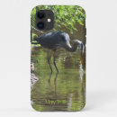 Search for great blue heron iphone cases Water