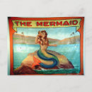 Search for vintage mermaid postcards Unique
