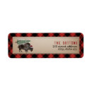 Search for lodge return address labels Rustic