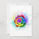 Search for color splash invitations Rainbow