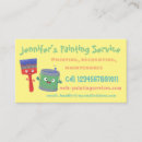 Search for paintbrush business cards Decorating