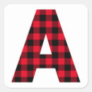 Search for red buffalo check stickers Monogrammed
