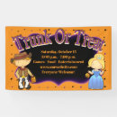 Search for trick or treat banners Orange