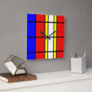 Search for piet mondrian clocks Pattern