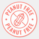 Search for peanut free stickers Allergy awareness