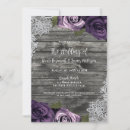 Search for purple and grey wedding invitations Botanical