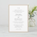 Search for neutral wedding invitations Classic