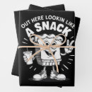 Search for snack wrapping paper Santa