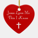 Search for religious heart christmas tree decorations Church